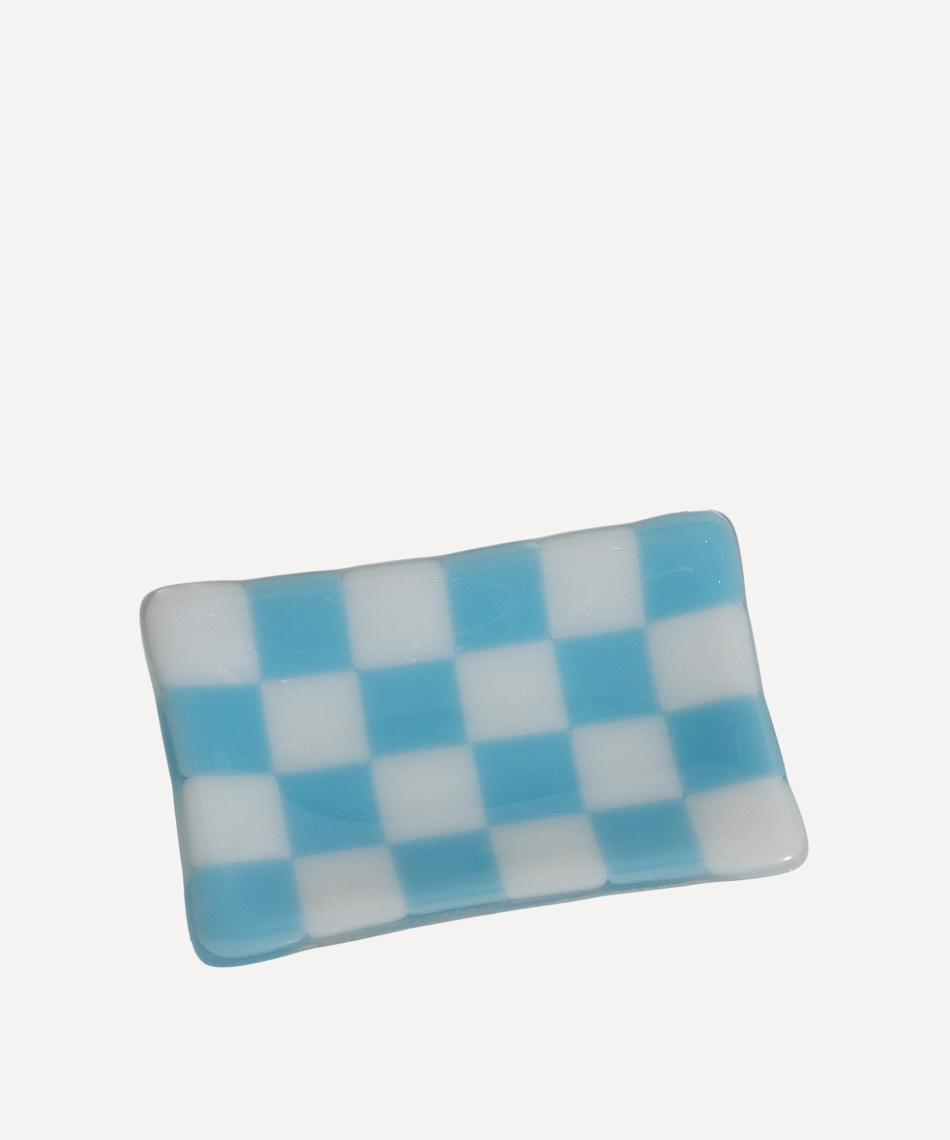 12x7cm Chequered White/Colour Small Tray - Bullseye Collection