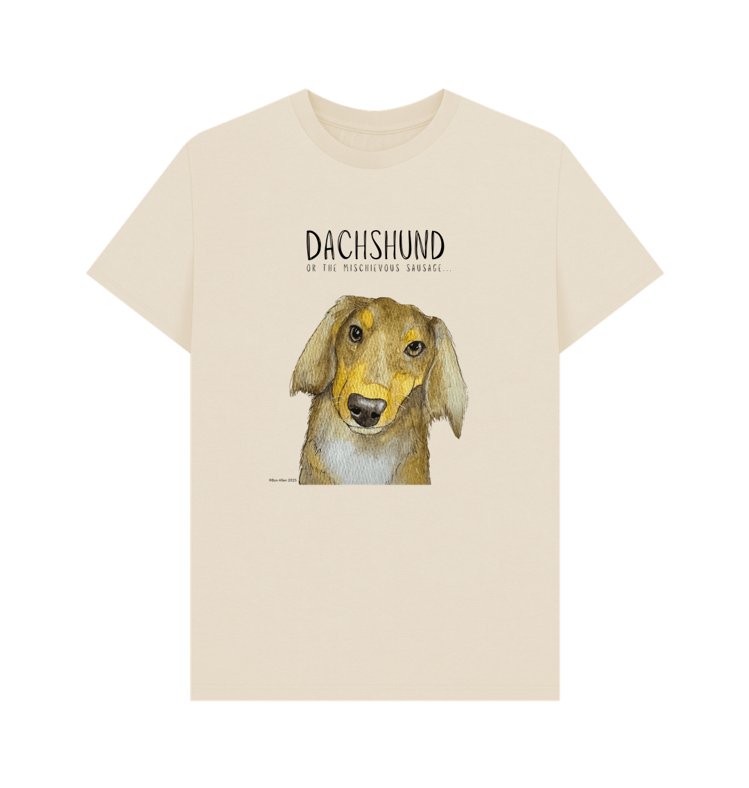 Long Haired Dachshund Tee – Mischievous Hot Dog Energy!
