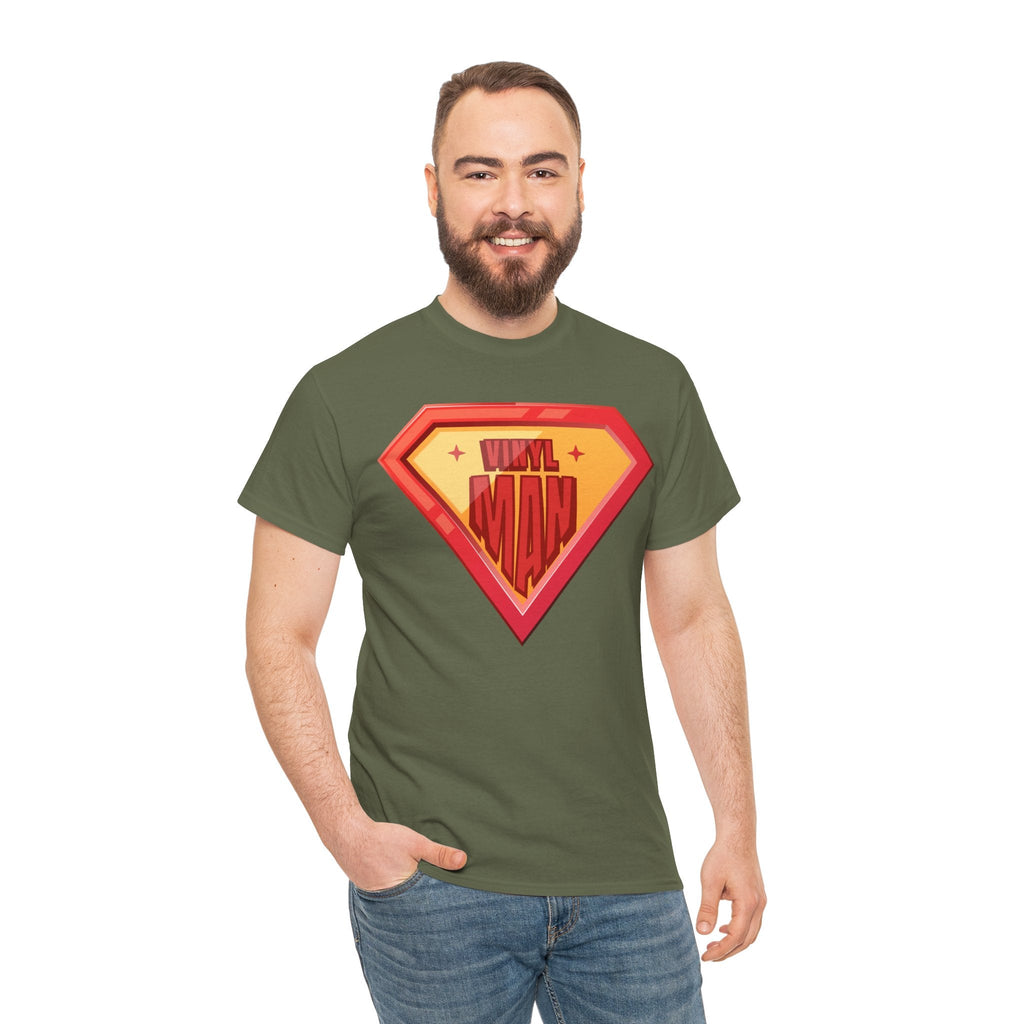 Vinyl Man Men's Superhero T-Shirt