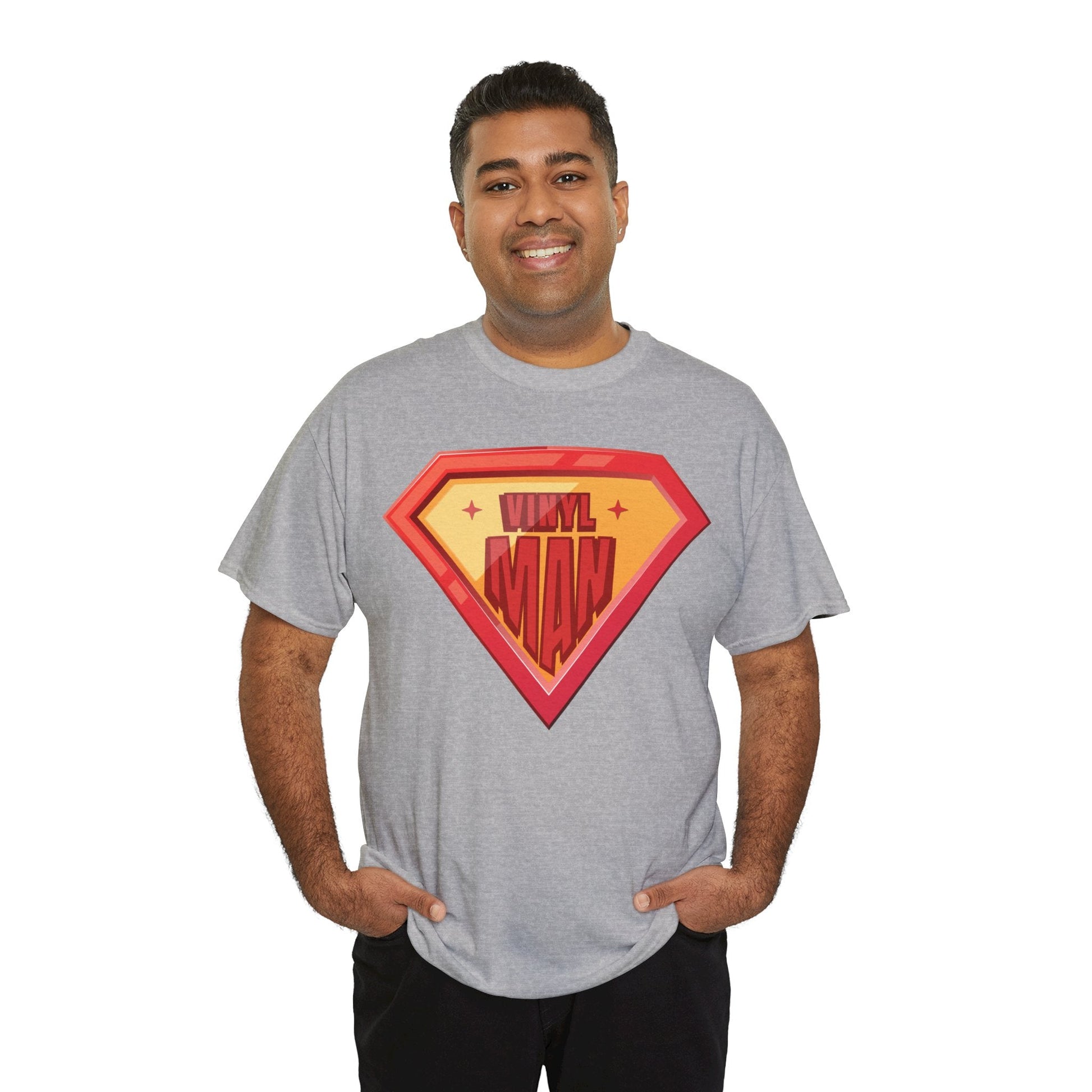 Vinyl Man Men's Superhero T-Shirt