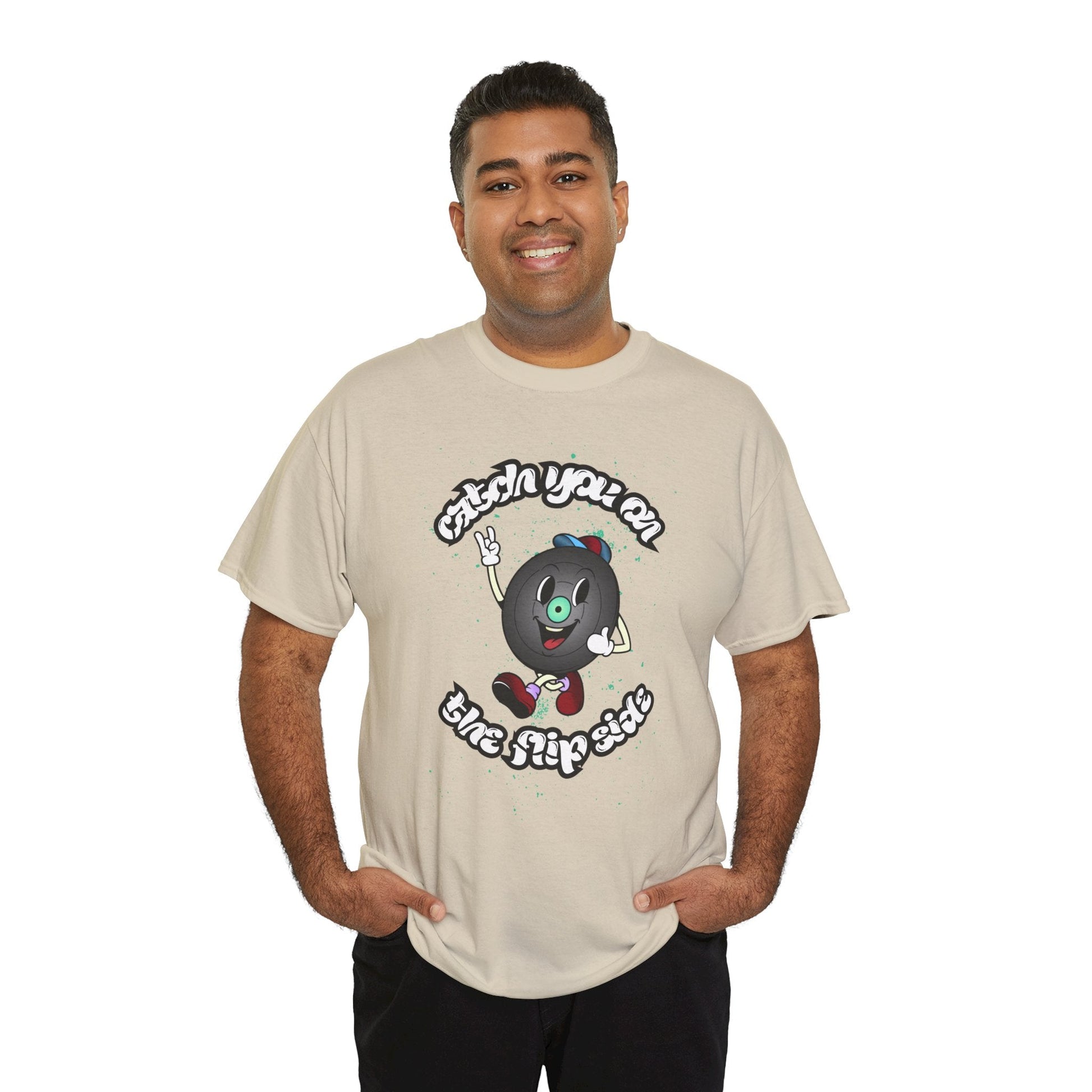 Catch You On The Flip Side Men's Vinyl T-Shirt
