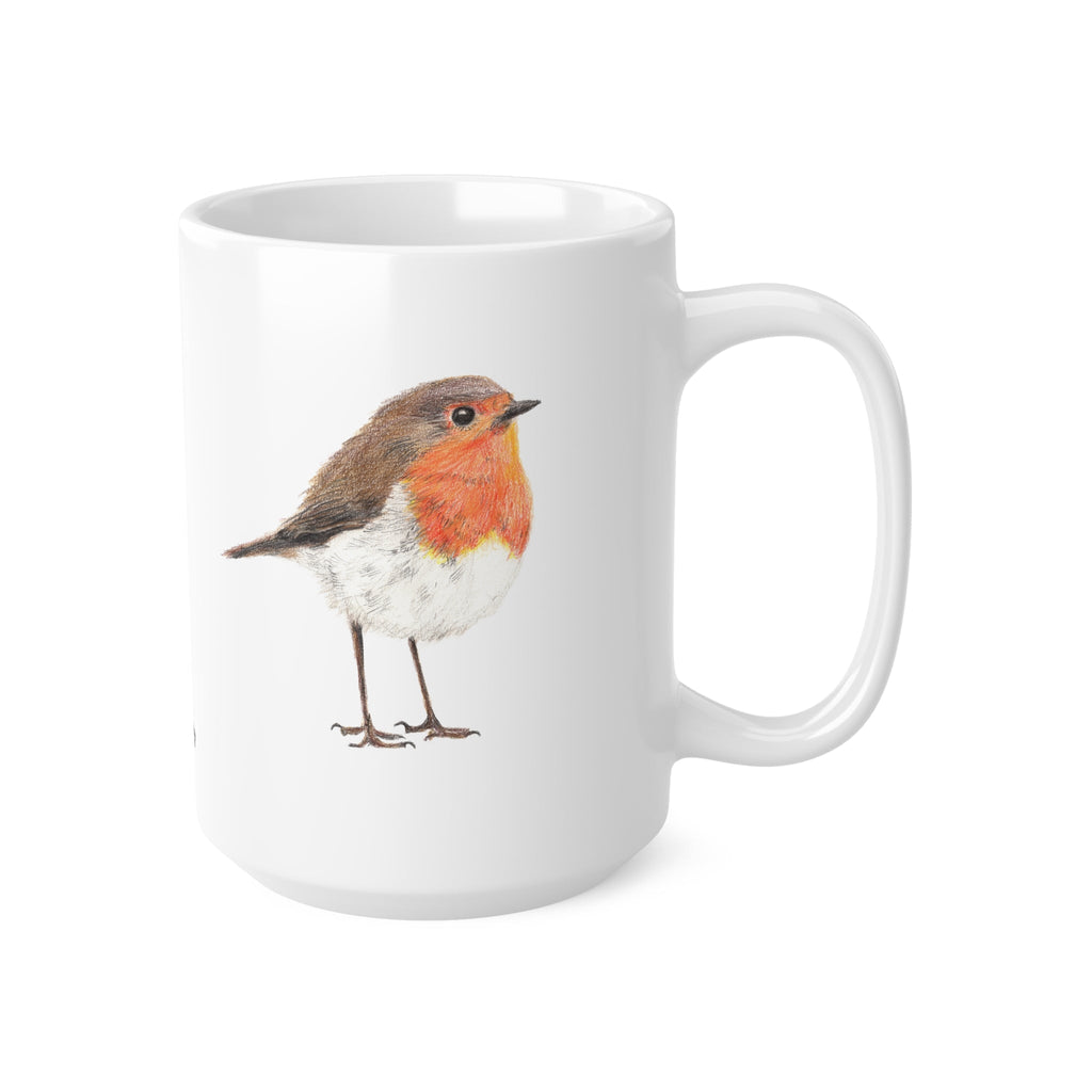 Robin Bird Mug – Ceramic Wildlife Coffee Cup