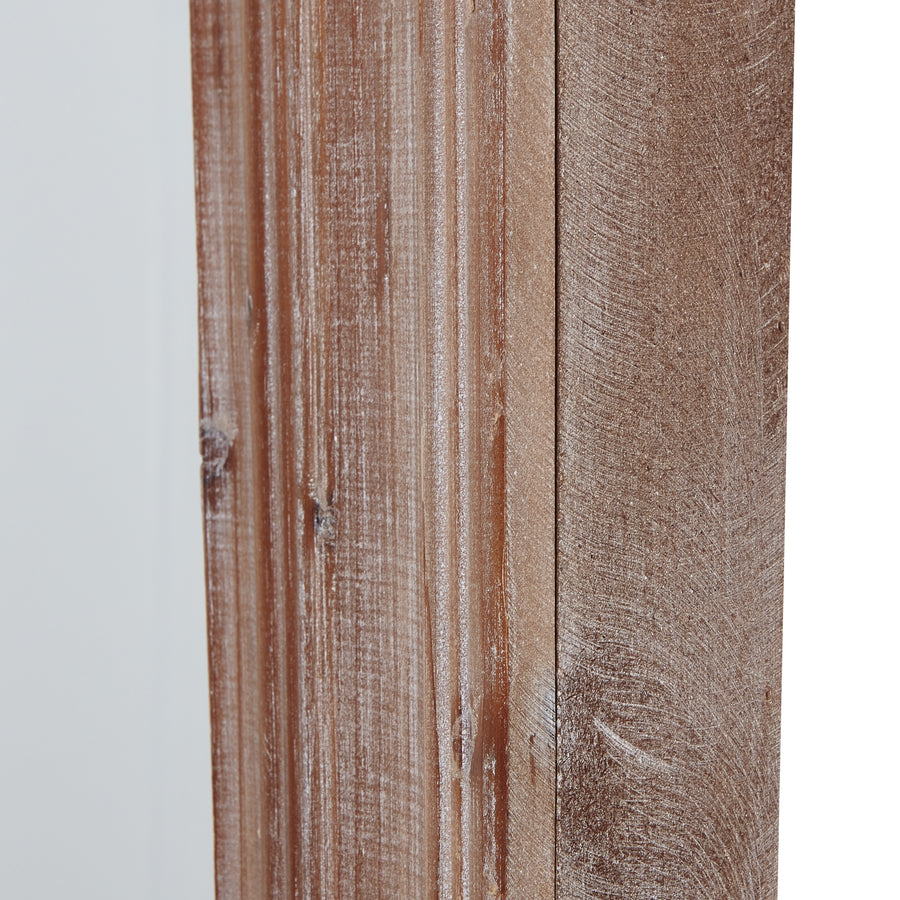 The Newby Washed Wood Large Mirror - Rustic Elegance for Any Space by Hill Interiors at www.brixbailey.com