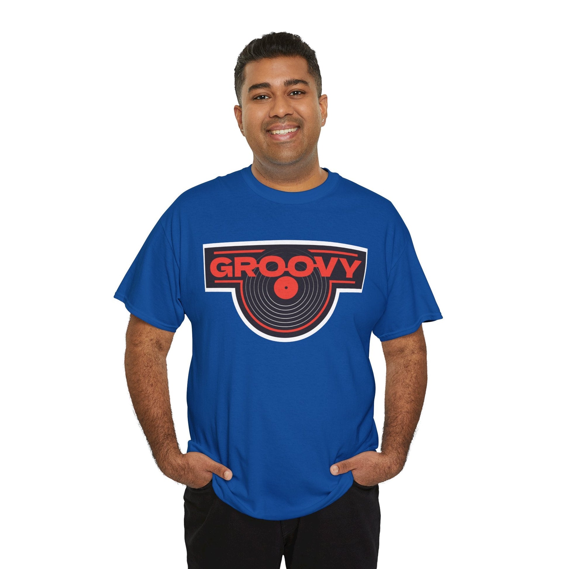 Groovy Men's Vinyl Records T-Shirt