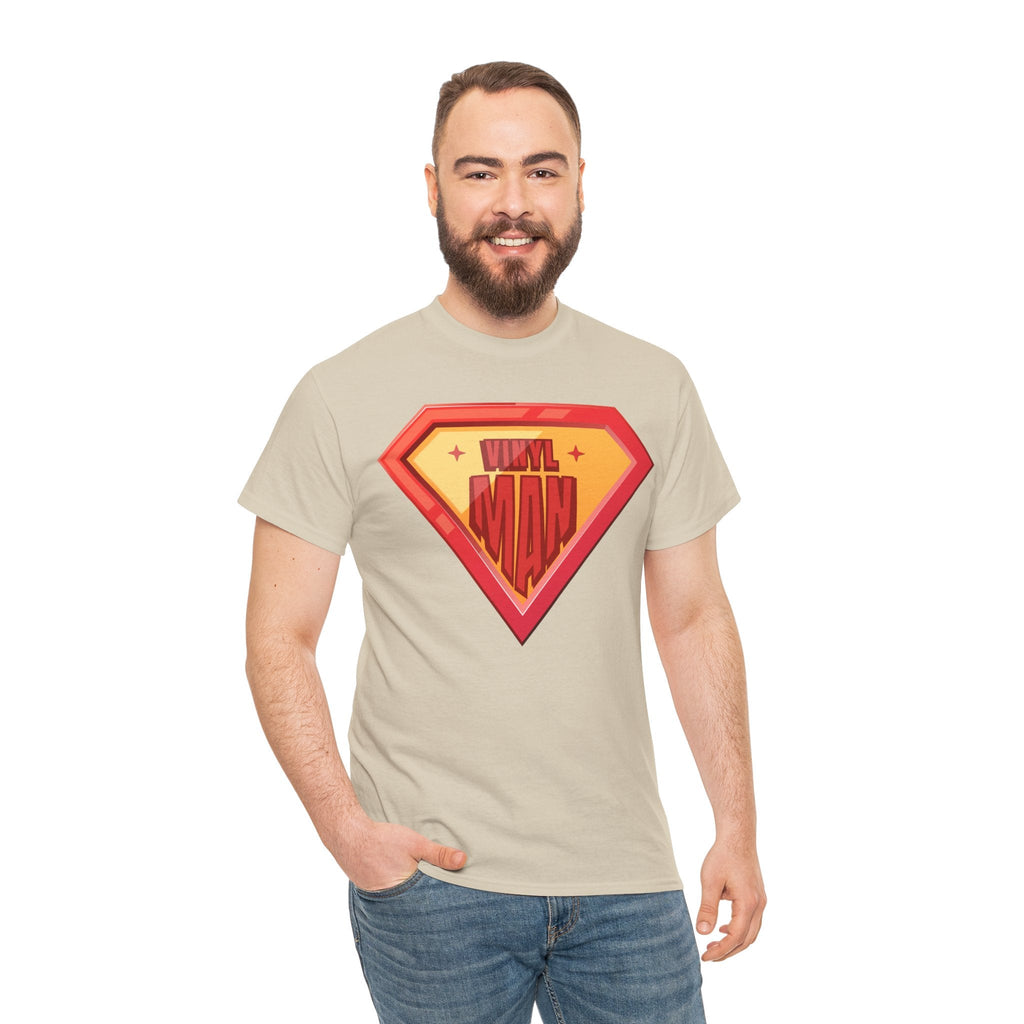 Vinyl Man Men's Superhero T-Shirt