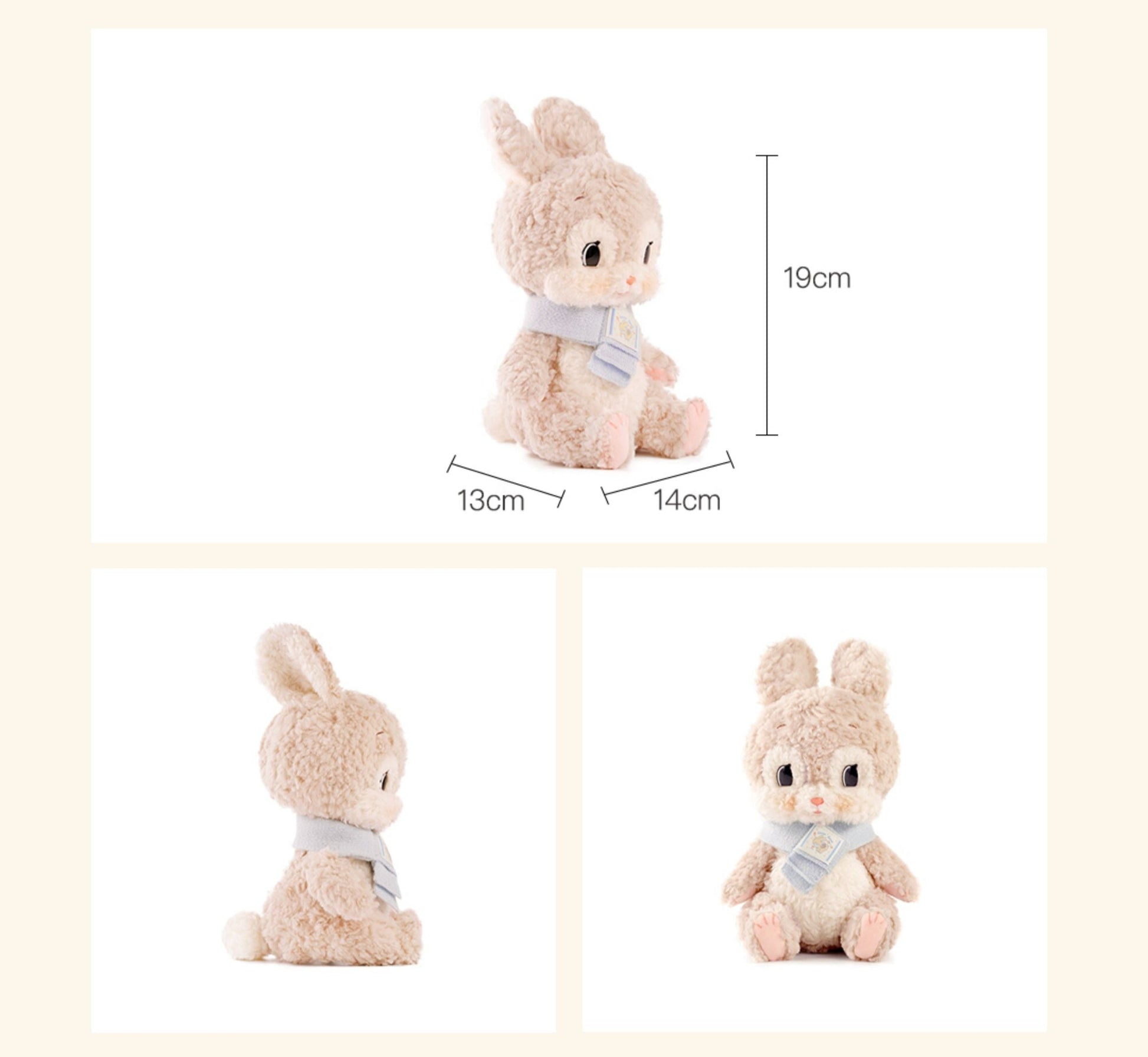 Luna Handmade Plush Bunny Toy