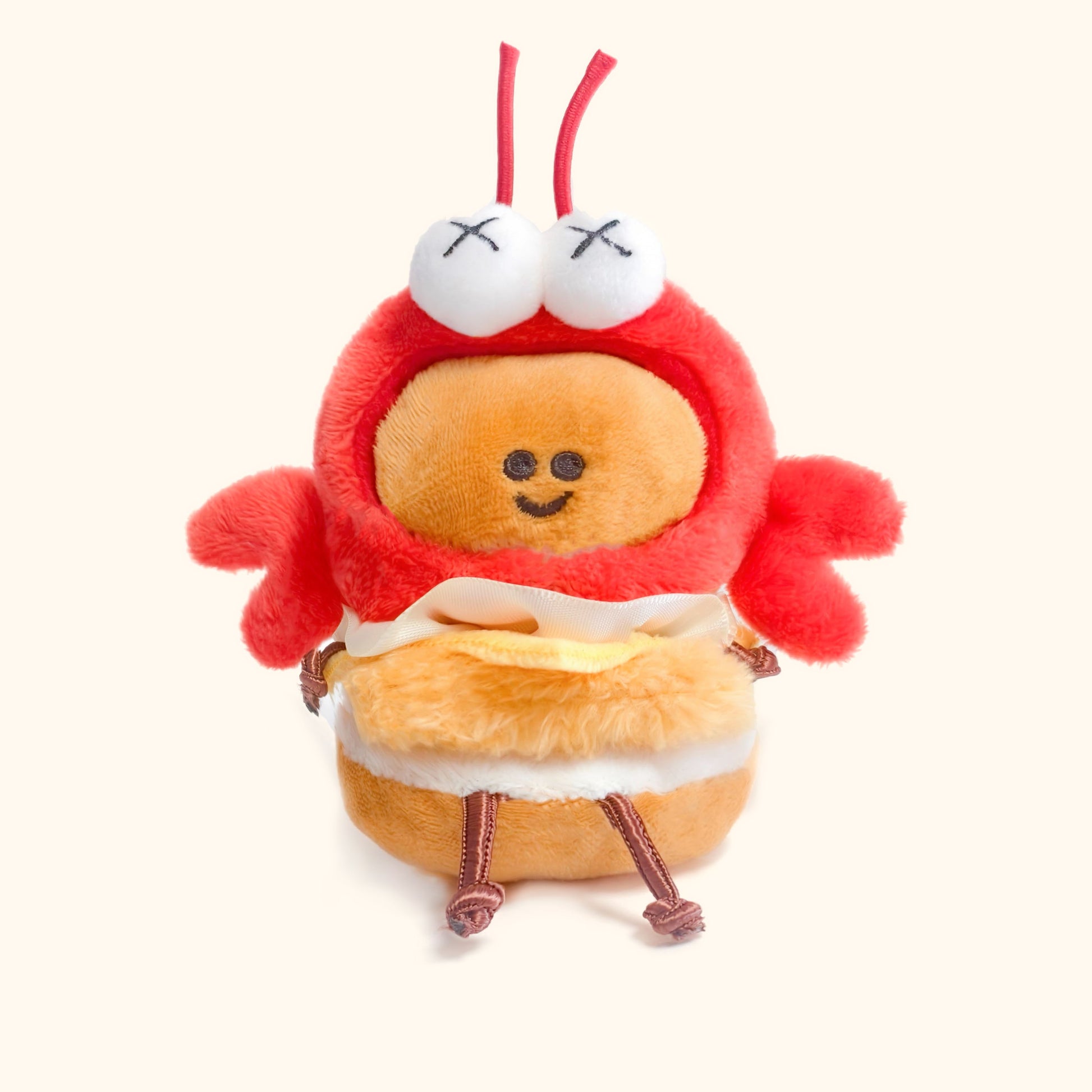 Mini Burger Plush Toy with Clip