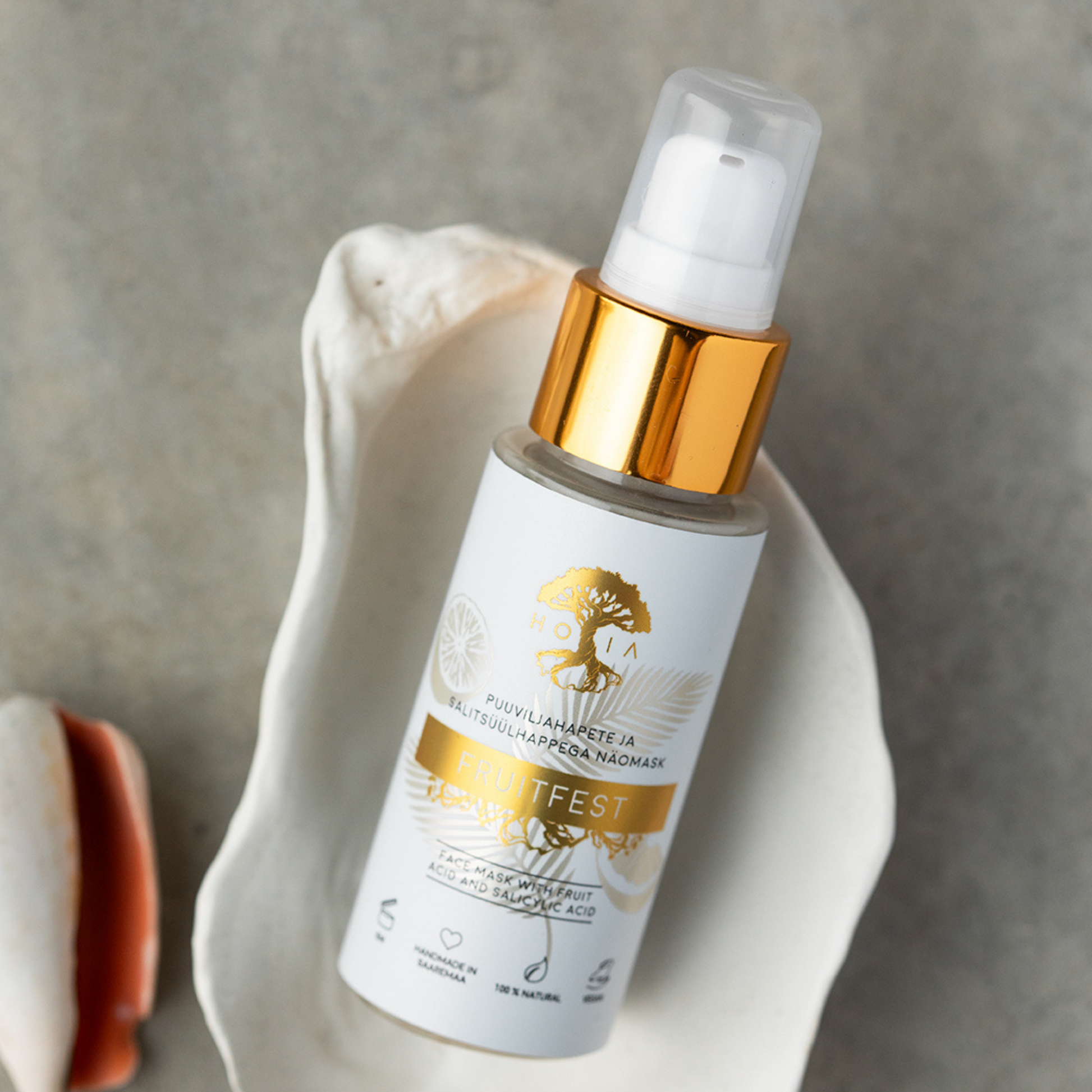 Fruitfest 2-in-1 Mask & Exfoliator – Brighten & Hydrate Skin by HOIA at www.brixbailey.com