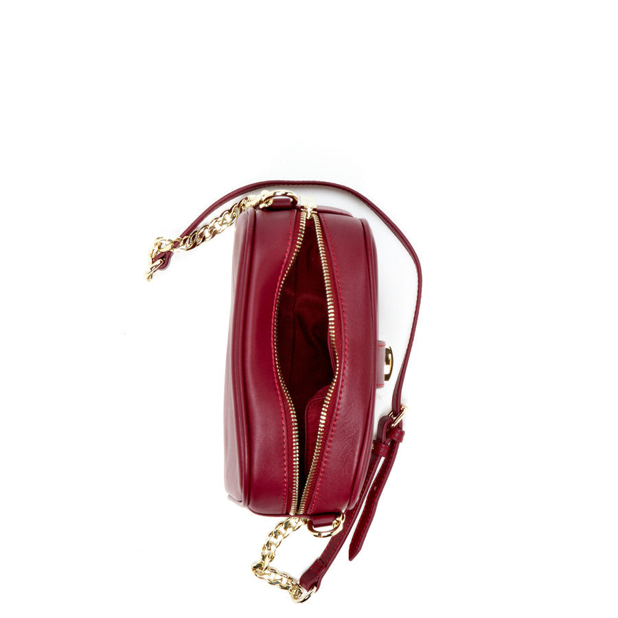 Small Crossbody Bag in Burgundy