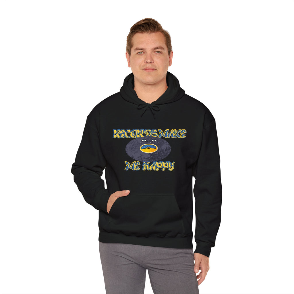 Records Make Me Happy Men's Hoodie