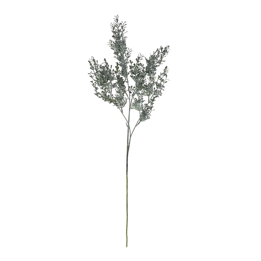 Blackened grass spray stem, 75cm tall, matte black plastic decor for modern interiors by Sostter at brixbailey.com