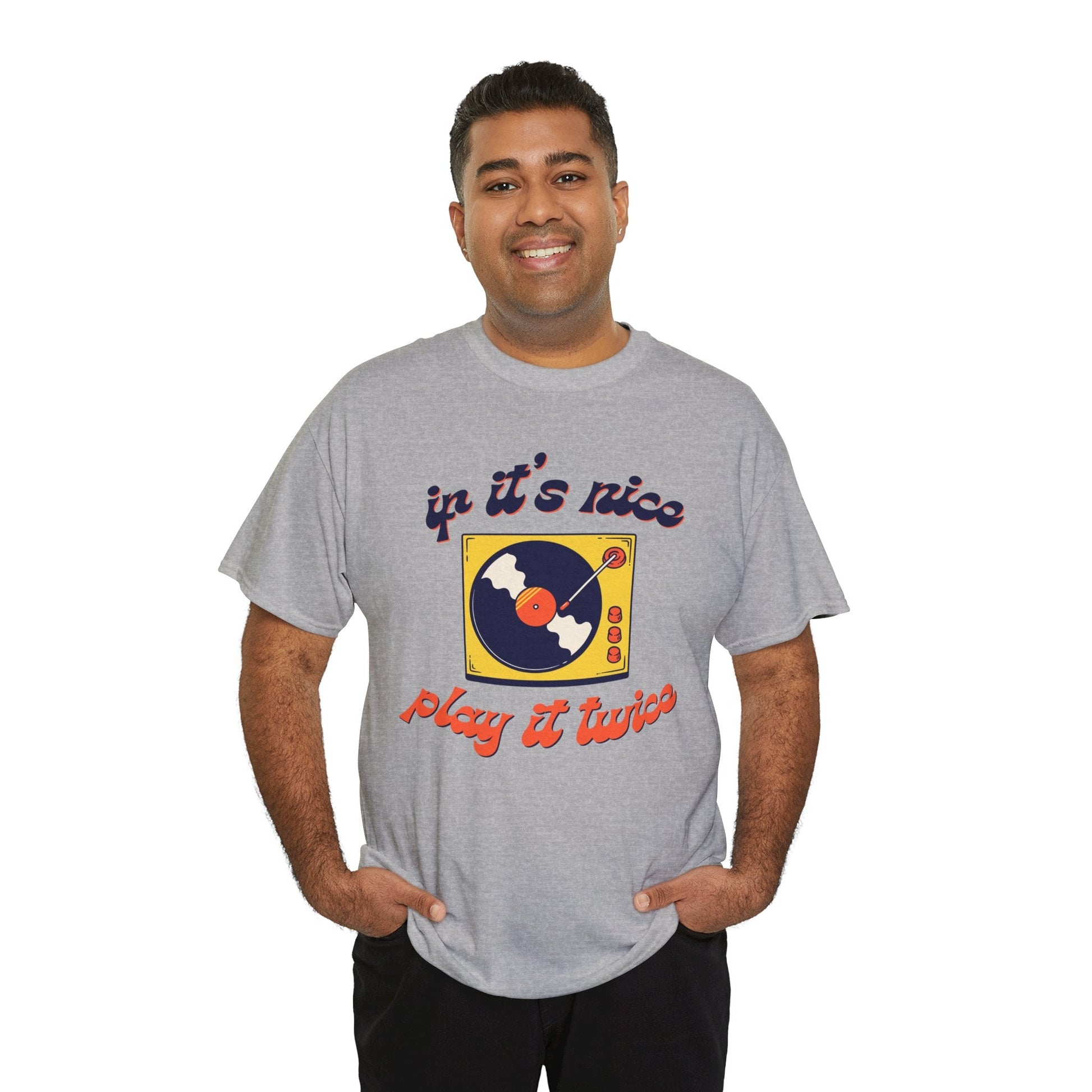 If It's Nice Play It Twice Vinyl T-Shirt