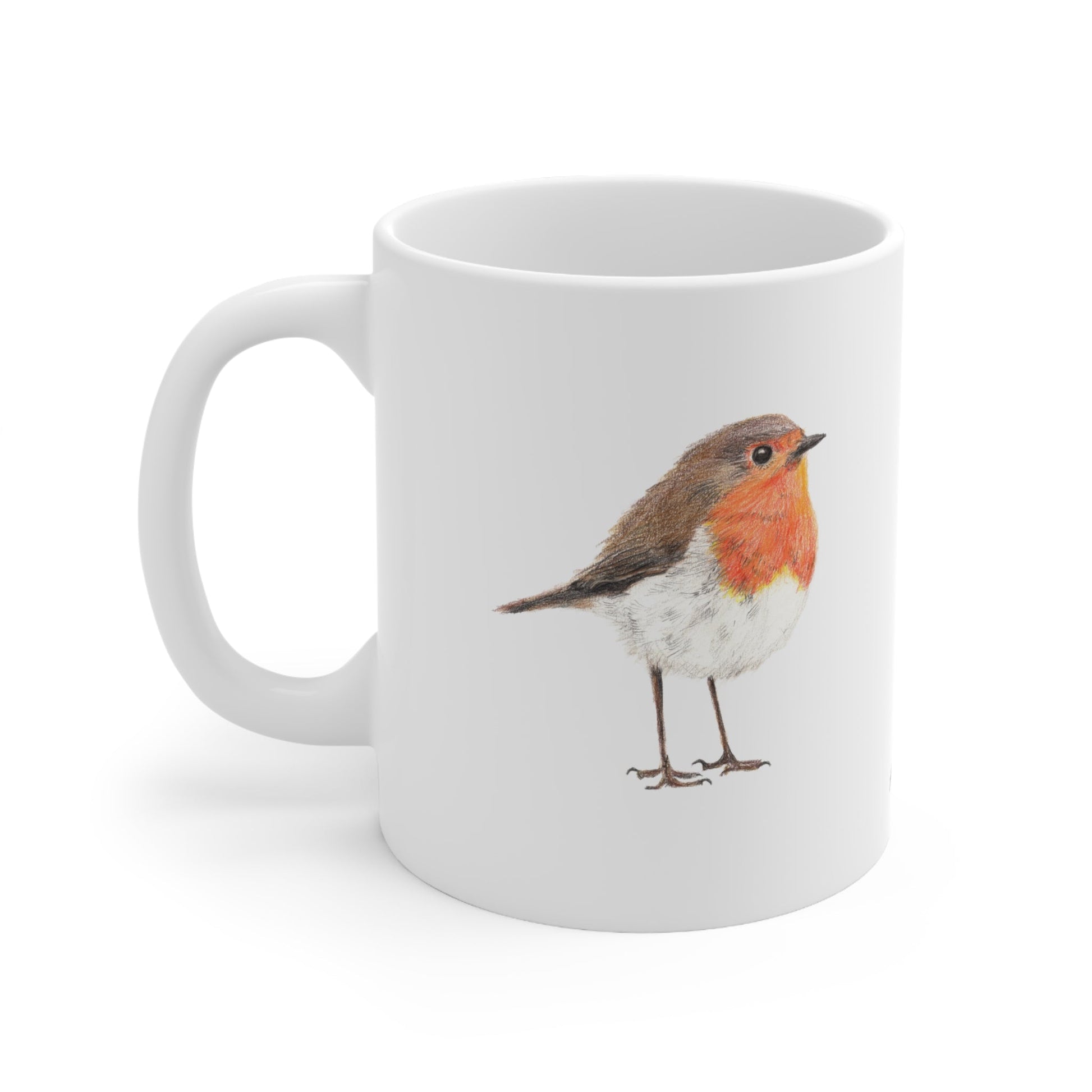 Robin Bird Mug – Ceramic Wildlife Coffee Cup