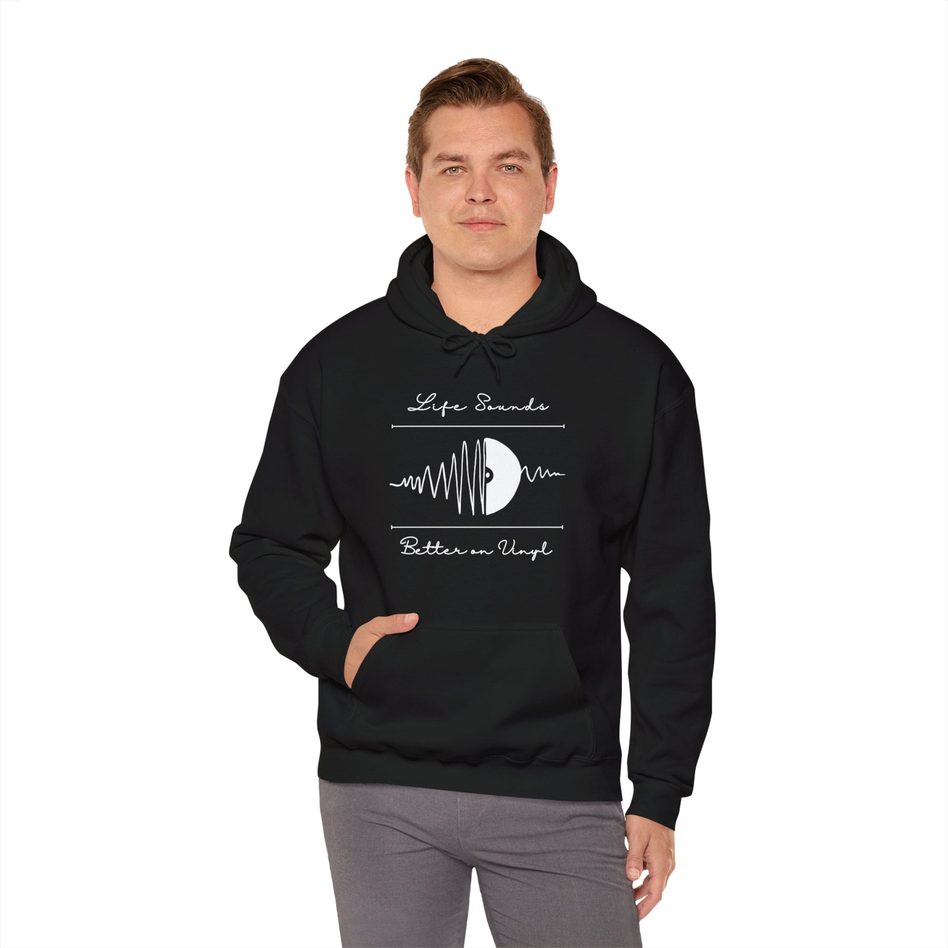 Life Sounds Better on Vinyl Men's Hoodie