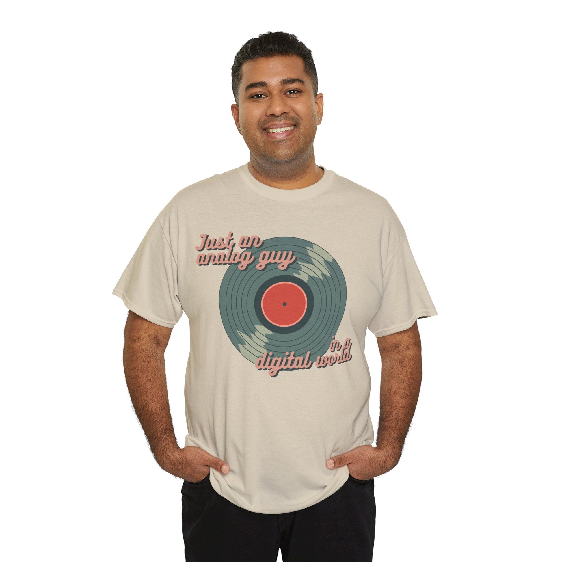 Just an Analog Guy in a Digital World Men's T-Shirt