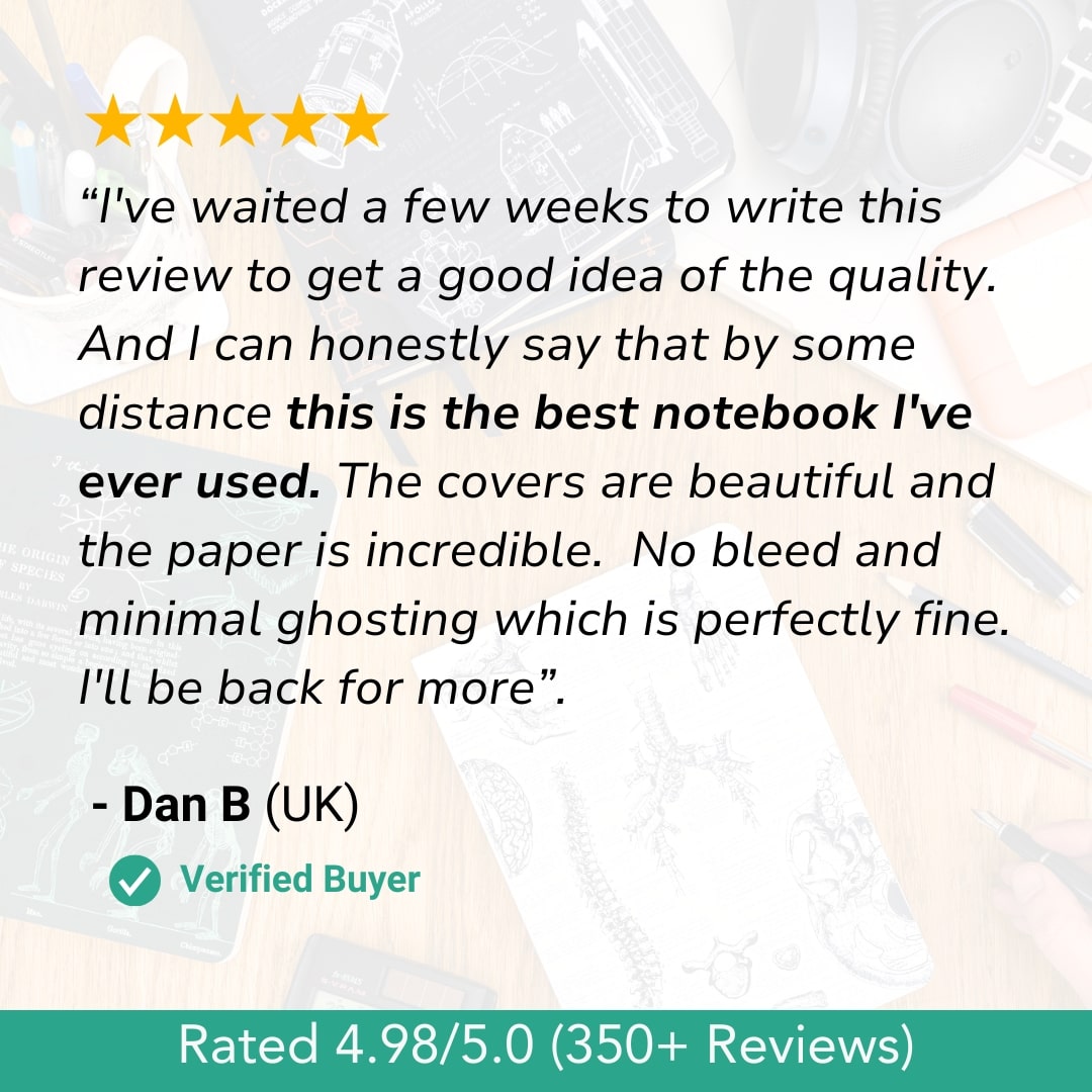 Space Exploration A5 Hardcover Notebook