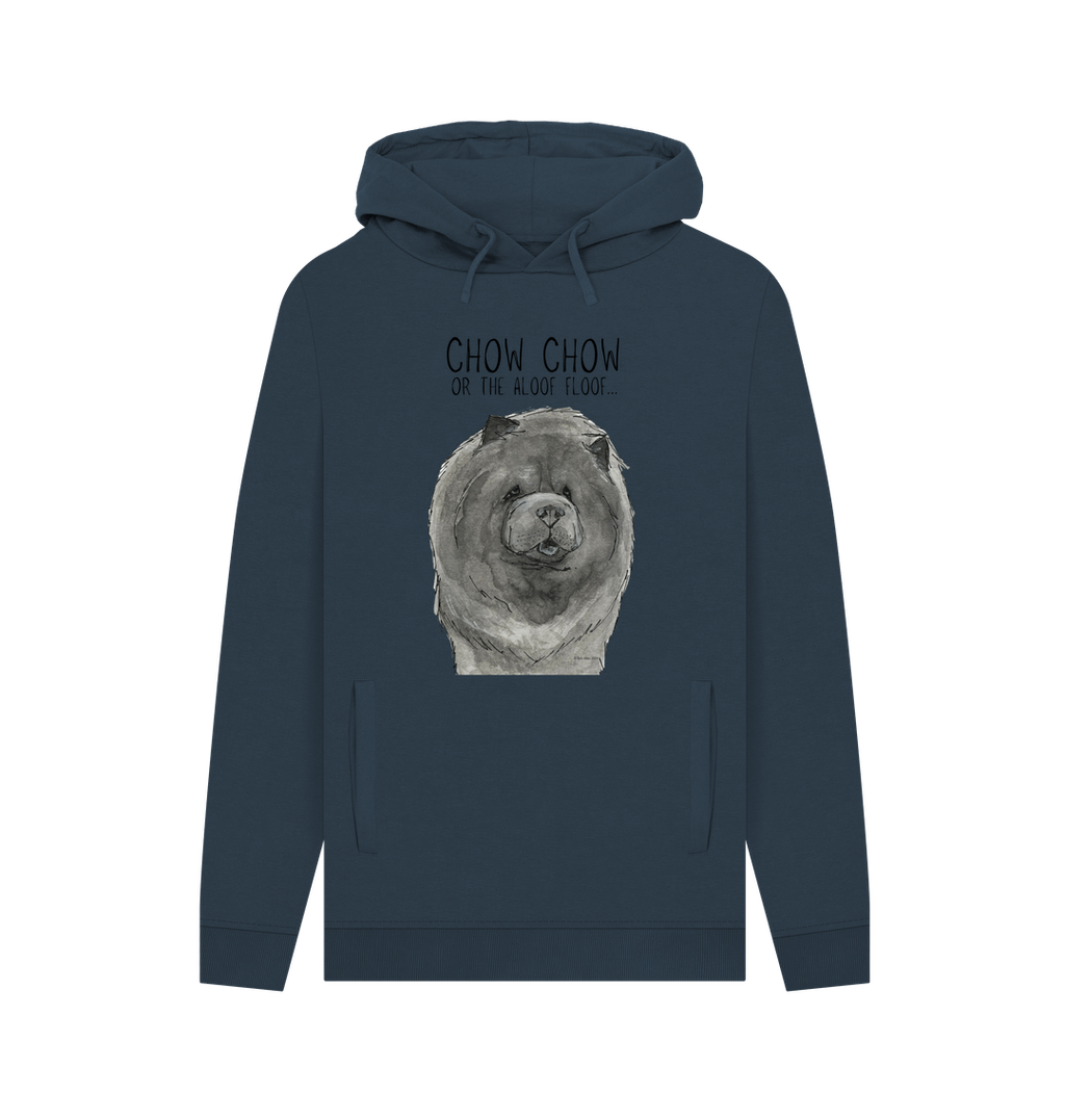 Blue Chow Chow Men's Hoodie – Featuring The Aloof Floof Design!