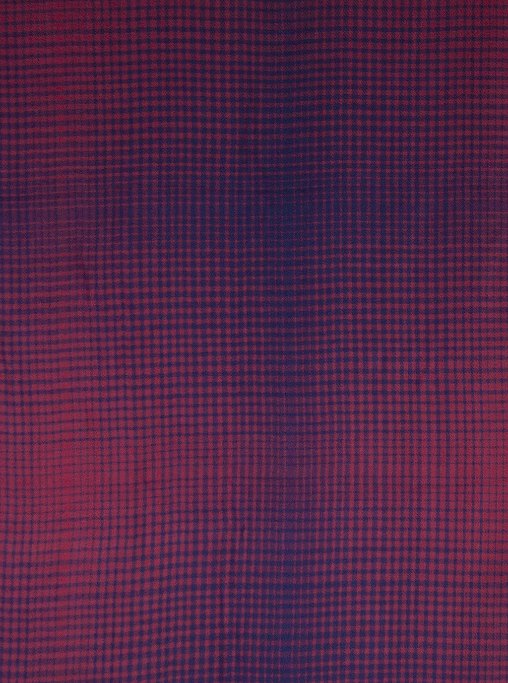 Gradient Checks Twill Weave Viscose Scarf - Fuchsia Purple