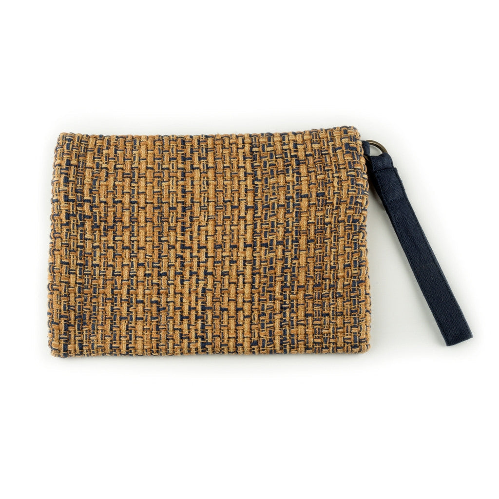 Carry Me Accessories Pouch - Brown Blue