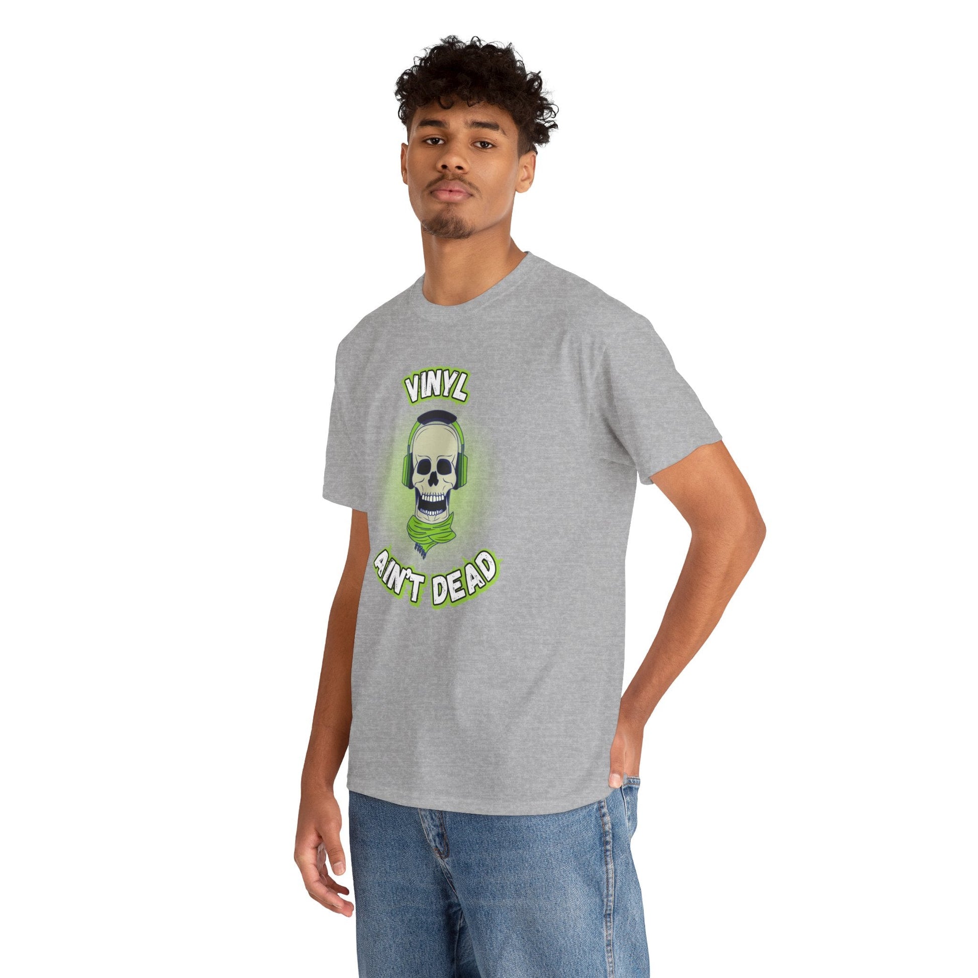Vinyl Ain't Dead Headphones Men's T-Shirt