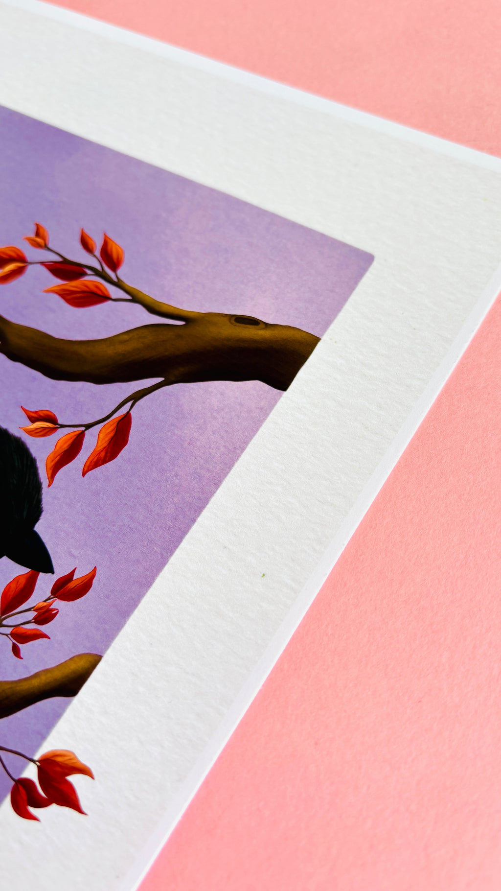 Coal Tit Autumn Art Print for Nature Lovers