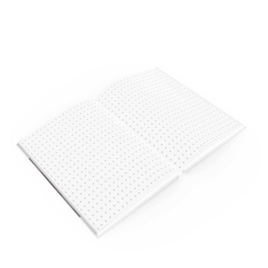 A5 Hardcover Journal – Whimsical Hearts Design in Muted Colours | Cute Notebook for Writing, Journaling & Gifting