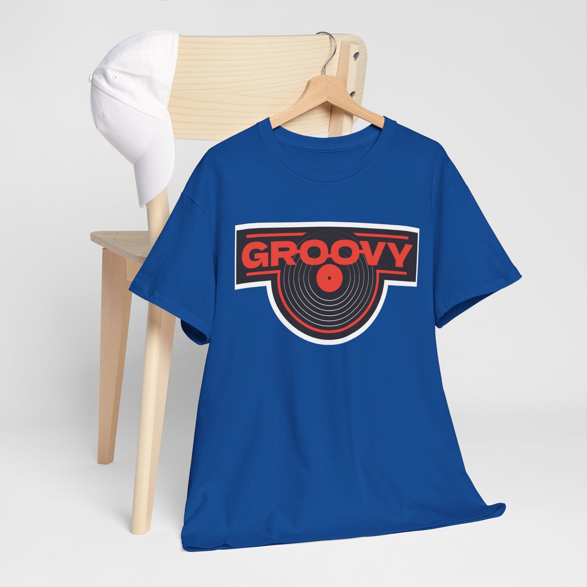 Groovy Men's Vinyl Records T-Shirt
