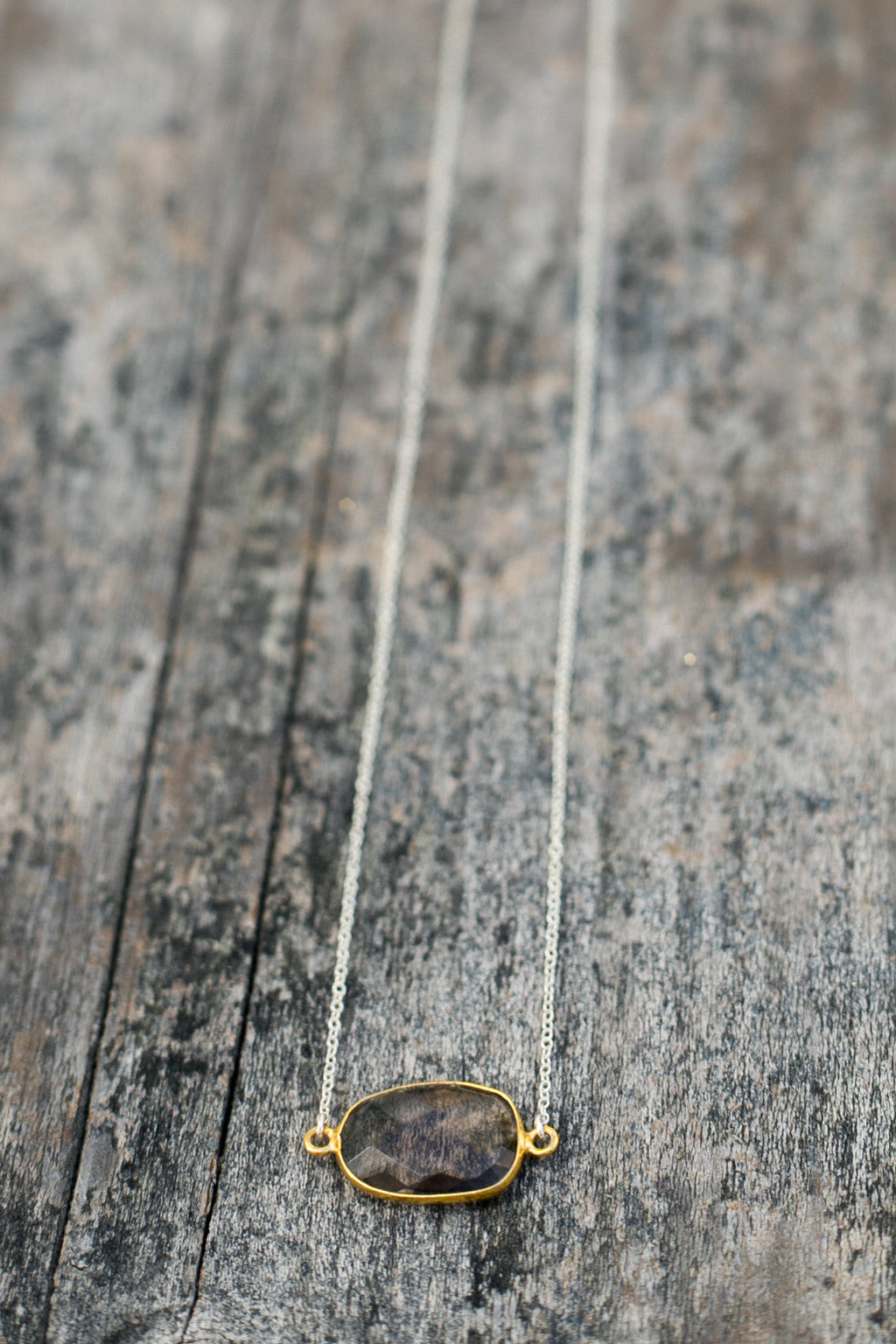 Mrs. Parker Necklace in Smoky Quartz