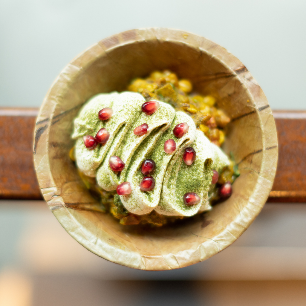 Small Disposable Leaf Bowls 15cm Natural Compostable