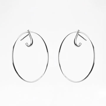 LAYERS x1 Minimalist Earrings – Elegant Silver 925 Handcrafted by Maarja Palu at www.brixbailey.com