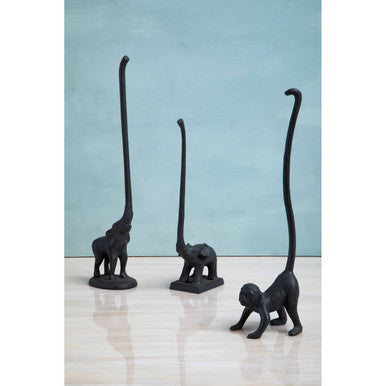 Fauna Grey Monkey Toilet Roll Holder