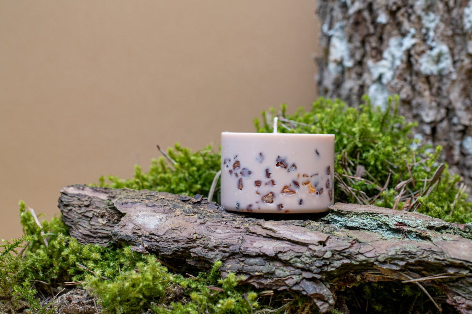 Handmade Latvian Summer Candle with Amber & Honey Essence by TL Candles at www.brixbailey.com