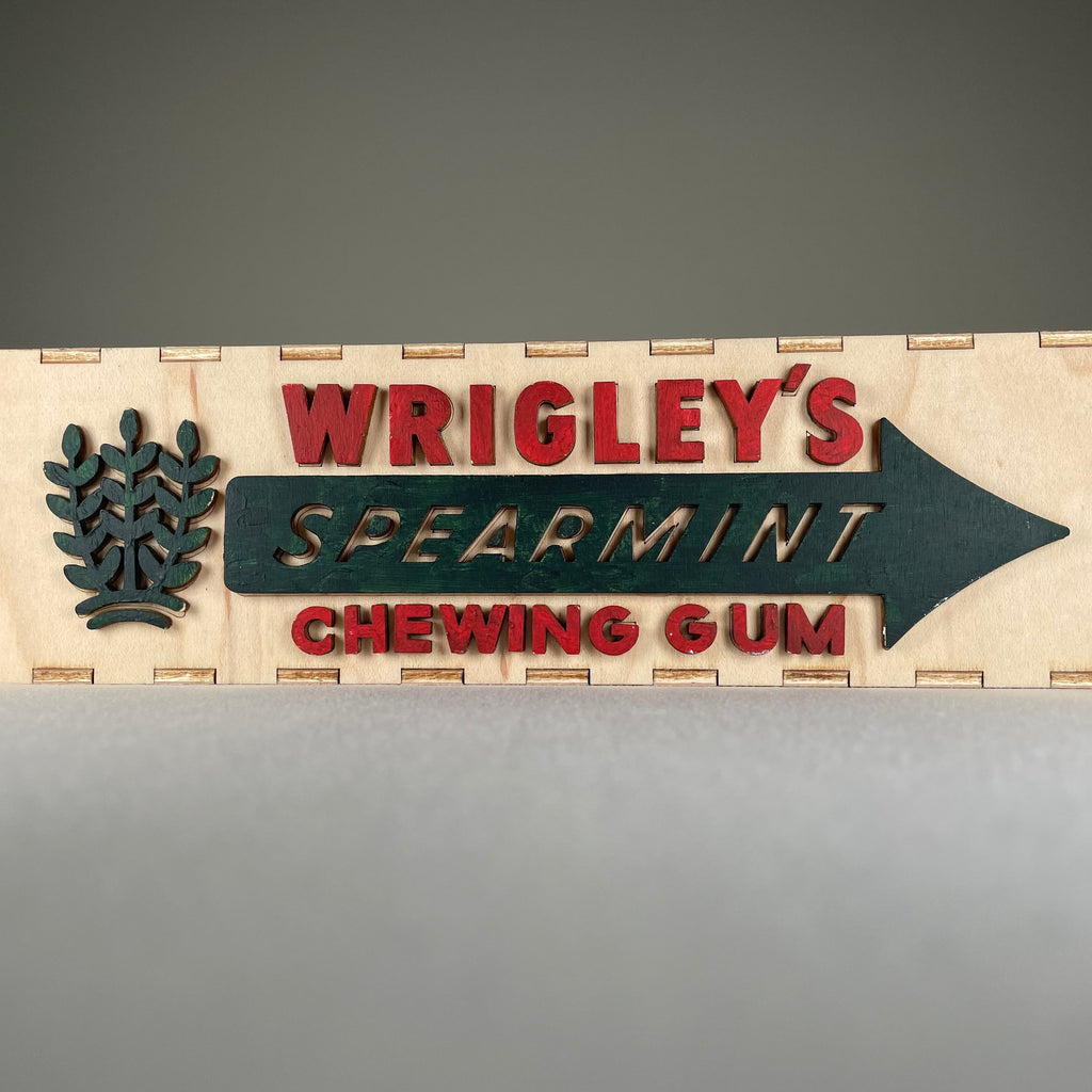Wrigley's Gum Box - Pre-Built Model by Curious Rabbit ®
