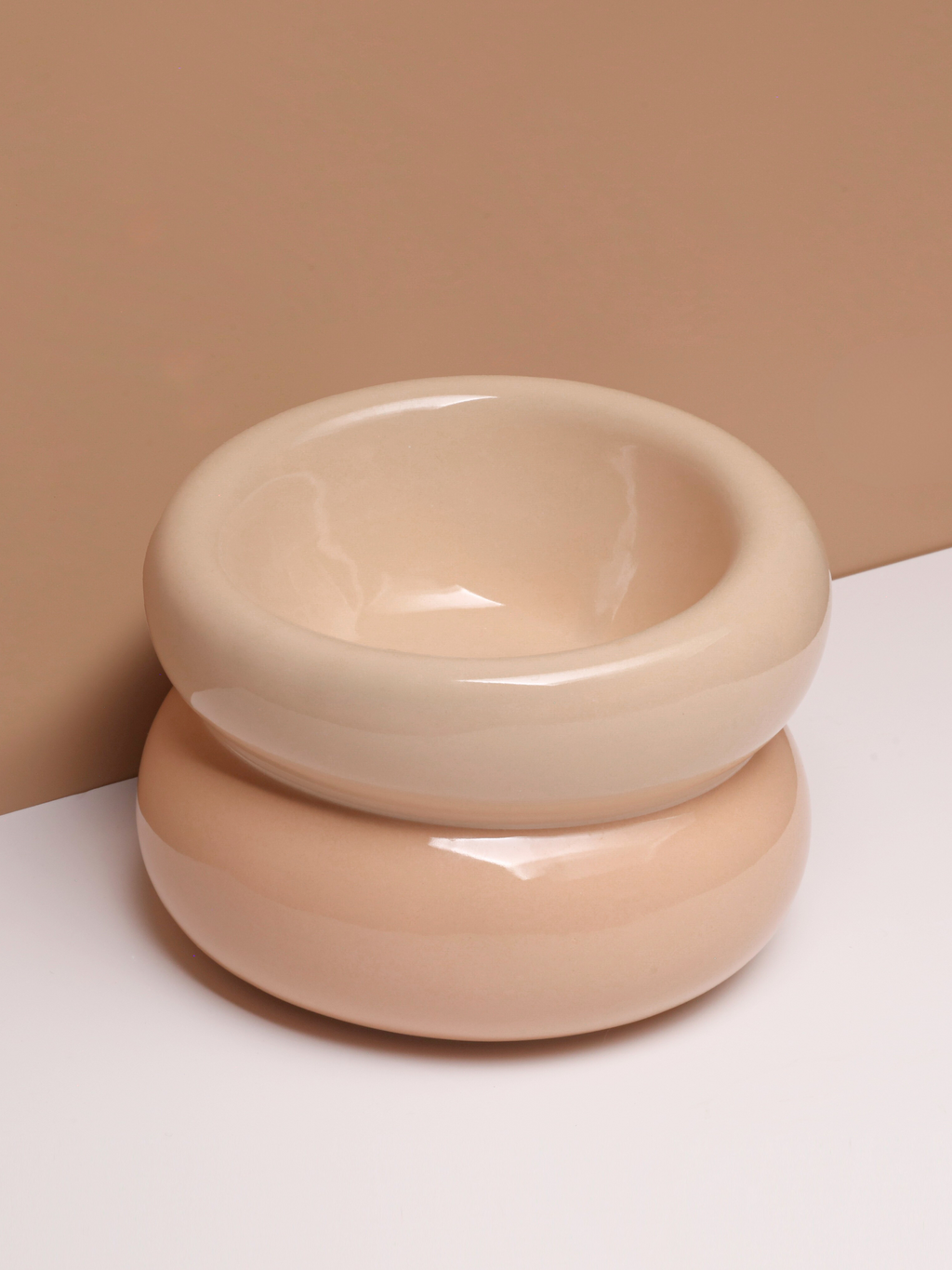 Soufflé Pet Bowl Cream Beige