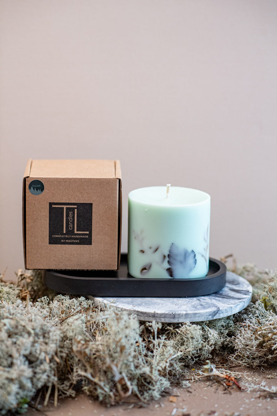 Hand-made Latvian Forest Scented Candle - Natural Soy & Essential Oils by TL Candles at www.brixbailey.com