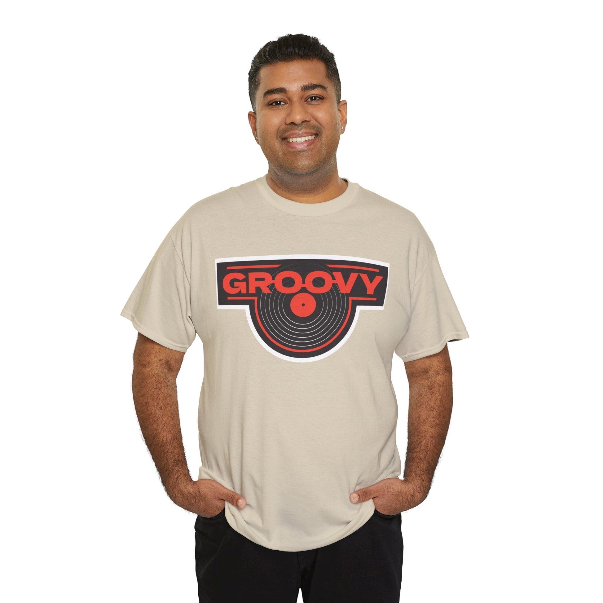 Groovy Men's Vinyl Records T-Shirt