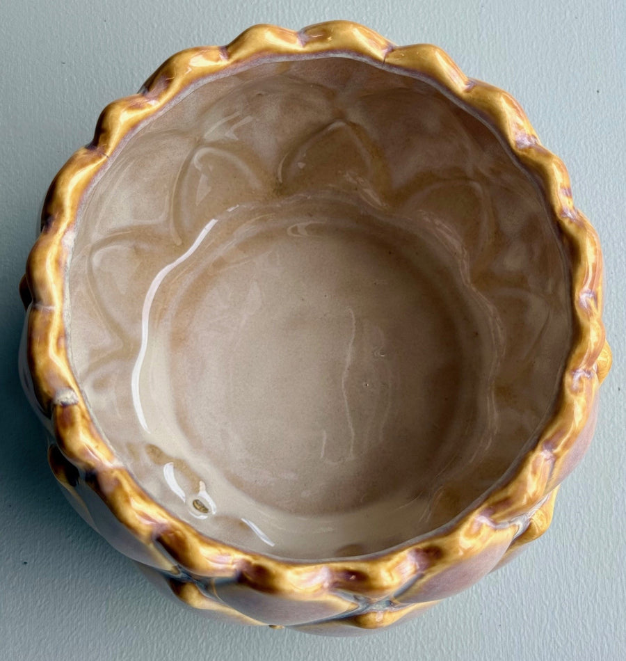 Pallida Ridged Pot Vase