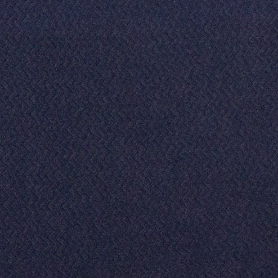 Novelty Chevron Weave Two Tone Merino Wool Scarf - Navy Grey