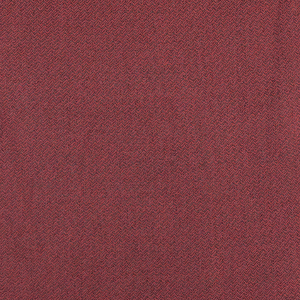 Novelty Chevron Weave Two Tone Merino Wool Scarf - Orange Grey