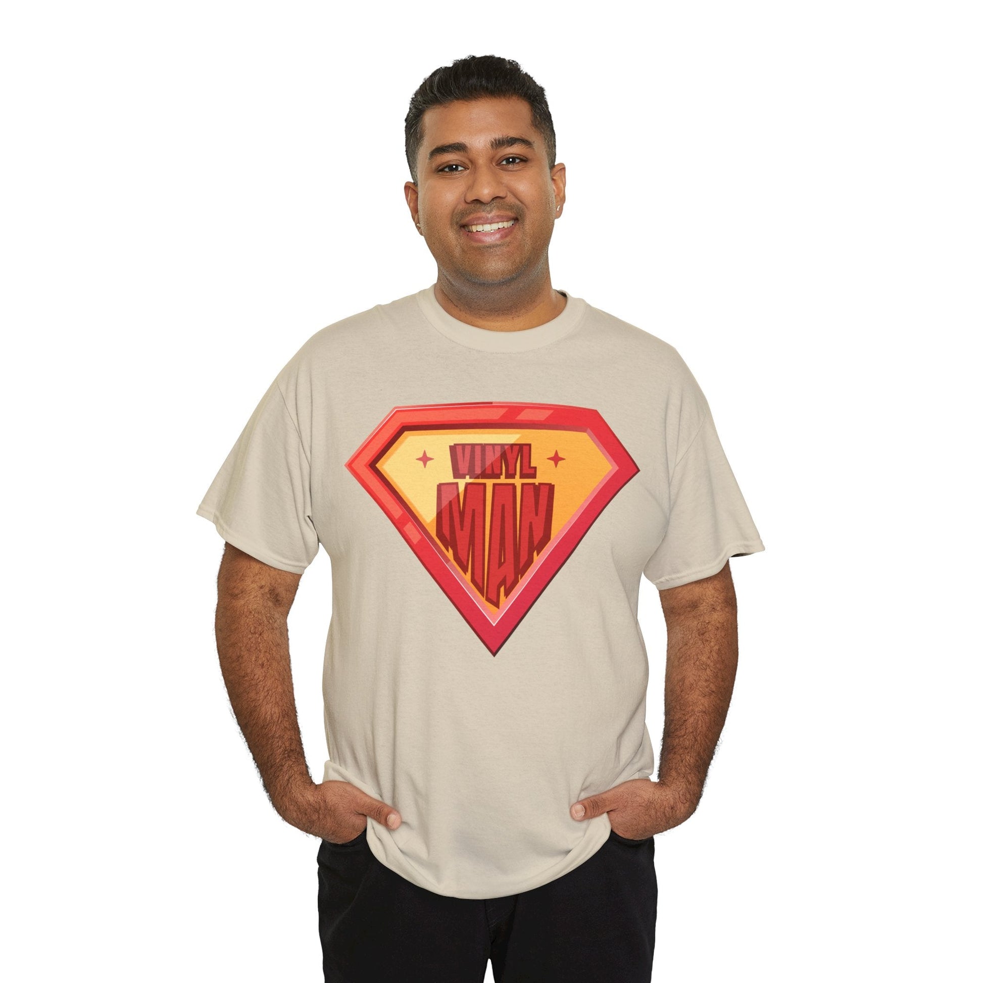 Vinyl Man Men's Superhero T-Shirt