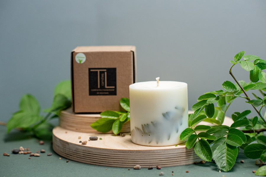 Handmade Lemongrass & Citronella Candle - Focus Enhancing & Mosquito Repelling by TL Candles at www.brixbailey.com