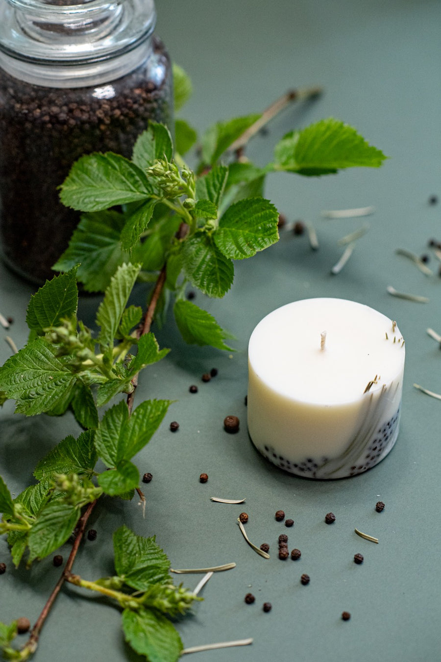 Hand-made Juniper & Patchouli Scented Candle - Nature-Inspired, Energizing and Restorative by TL Candles at www.brixbailey.com