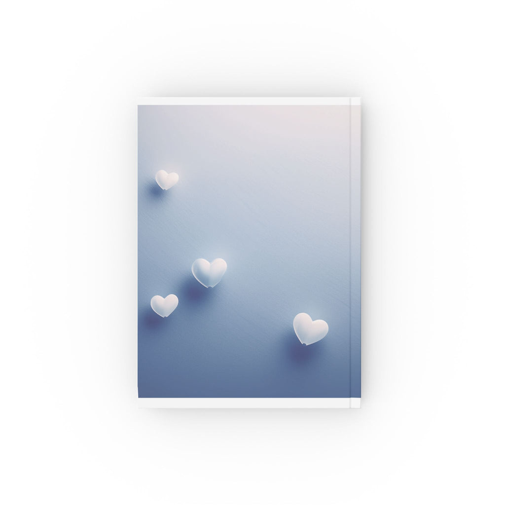 A5 Hardcover Journal – Minimalist Heart Design | Cute Notebook for Writing, Journaling & Gifting