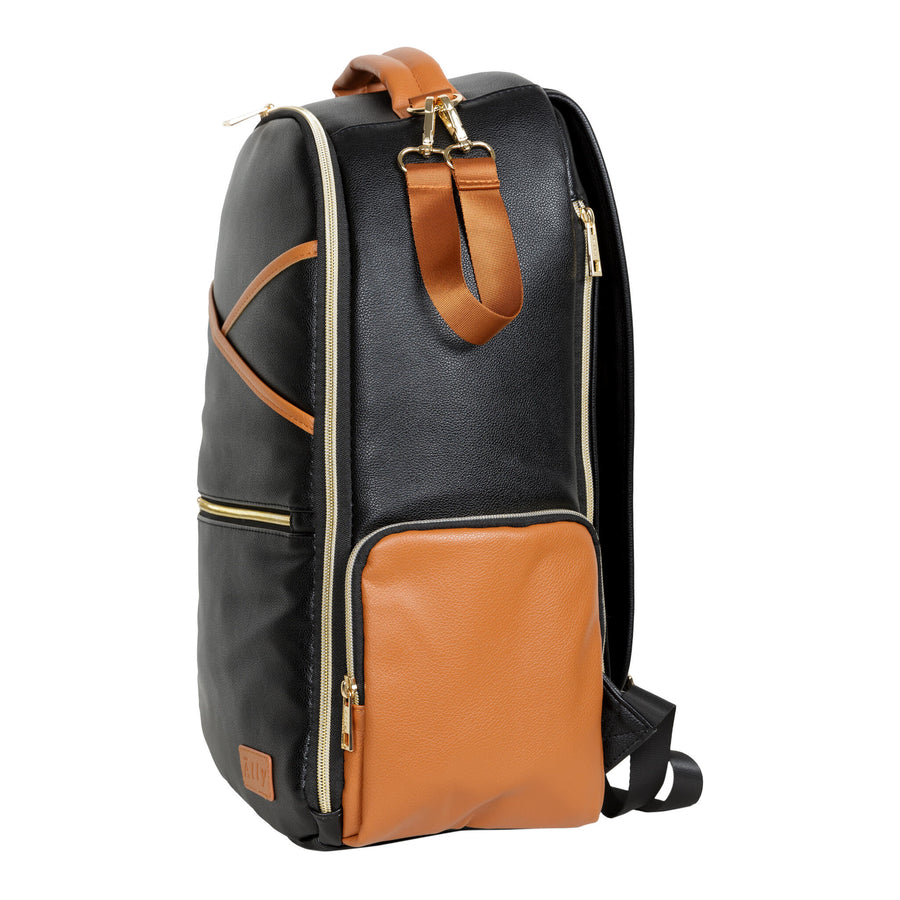 Black Coffee Diaper Bag – Stylish & Spacious for Modern Parents by Ally Scandic at www.brixbailey.com