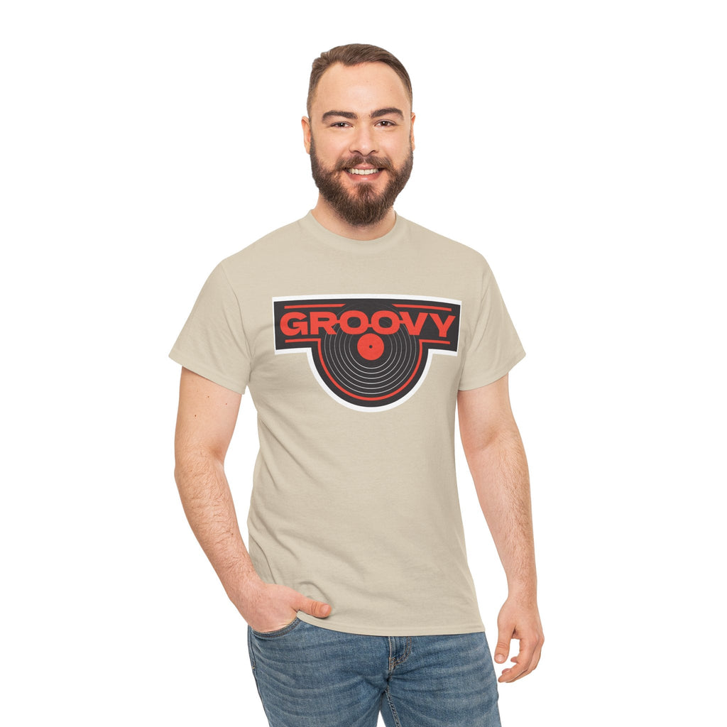 Groovy Men's Vinyl Records T-Shirt