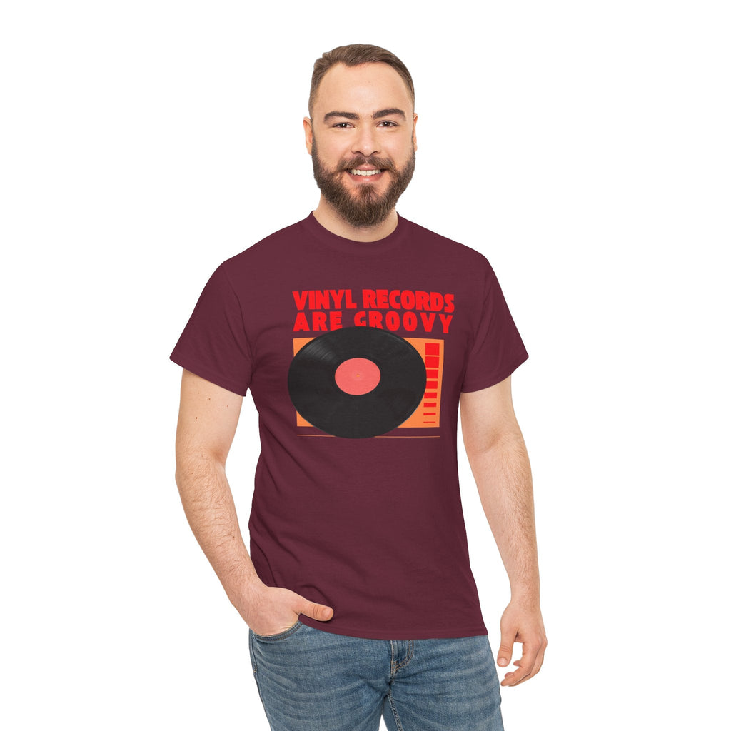 Vinyl Records Are Groovy Bold T-Shirt