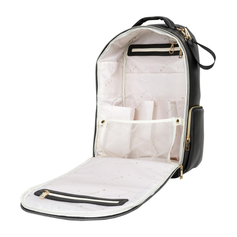 Stylish Espresso Diaper Bag – Versatile & Eco-Friendly Vegan Leather by Ally Scandic at www.brixbailey.com