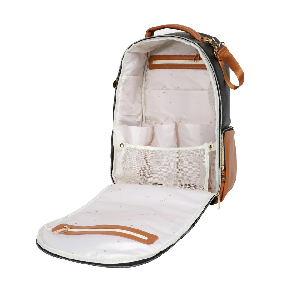 Black Coffee Diaper Bag – Elegant, Functional & Eco-Friendly by Ally Scandic at www.brixbailey.com