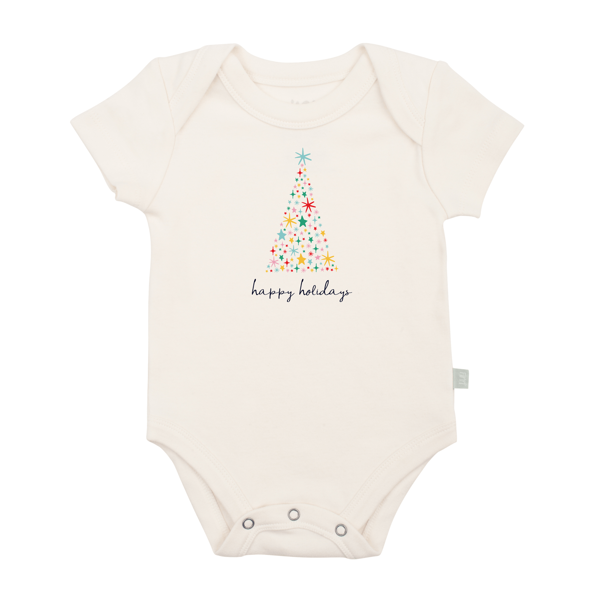 Happy Holidays Tree Graphic Bodysuit for Baby
