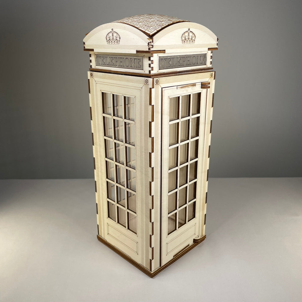 Telephone Box Lamp - Flatpack Model Kit by Curious Rabbit ®